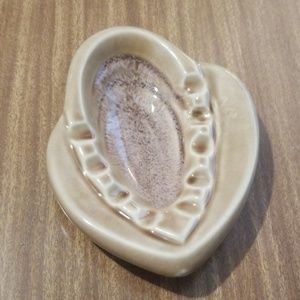 Vintage Ceramic Ashtray Mid century modern USA
